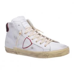Philippe Model Mens High Top Leather Sneakers Prsx White 10 Philippe Model Mens High Top Leather Sneakers Prsx White -Tilbud miinto Butikk unnamed file 7988