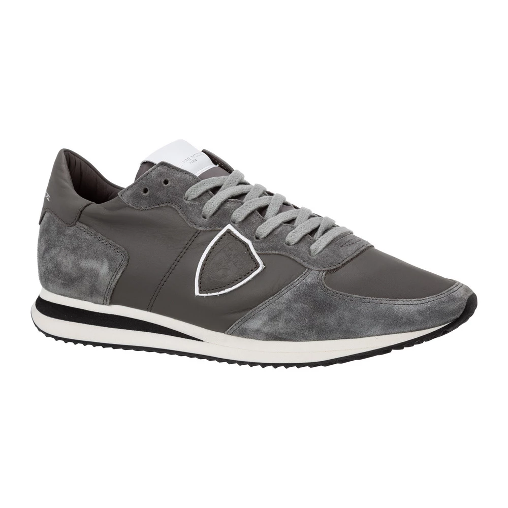 Philippe Model Mens Suede Sneakers Trpx Gray 4 Philippe Model Mens Suede Sneakers Trpx Gray - Bilde 4