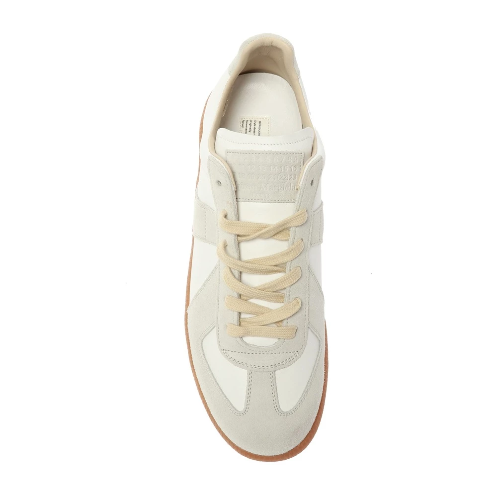 Maison Margiela Patched Sneakers White 6 Maison Margiela Patched Sneakers White - Bilde 6