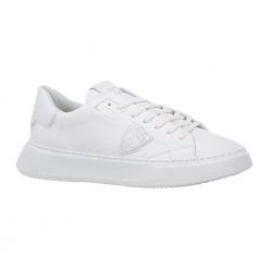 Philippe Model Mens Leather Sneakers Temple White 8 Philippe Model Mens Leather Sneakers Temple White -Tilbud miinto Butikk unnamed file 8017