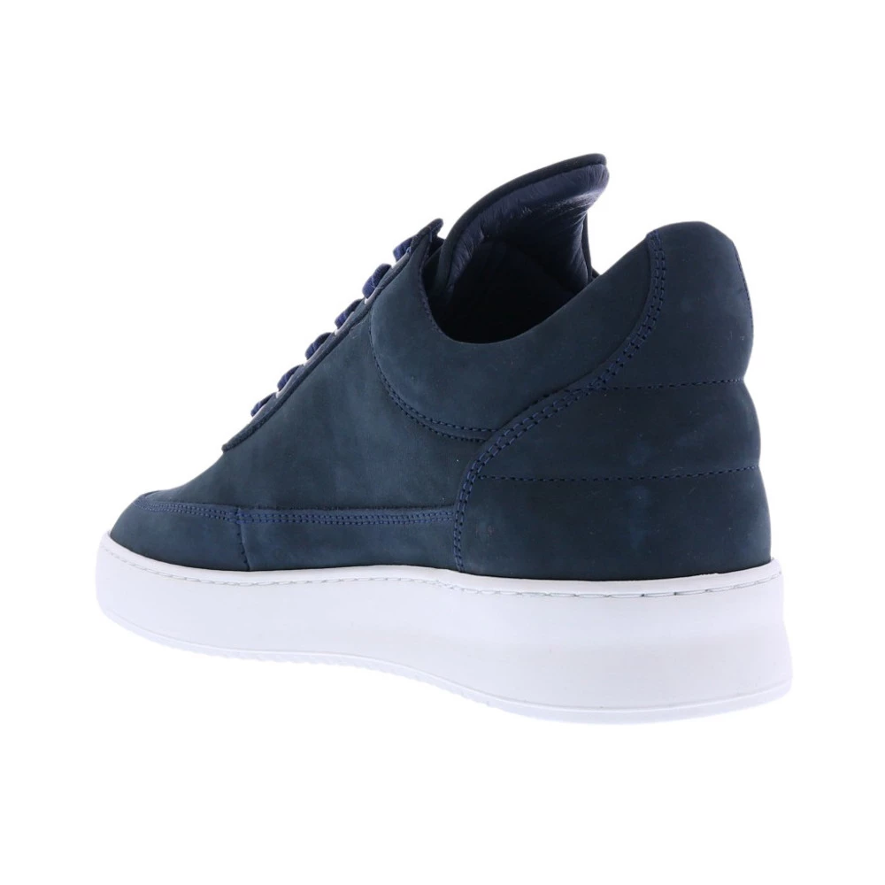 Filling Pieces Low Top Ripple Nubuck Deep Sneakers Blue 2 Filling Pieces Low Top Ripple Nubuck Deep Sneakers Blue - Bilde 2