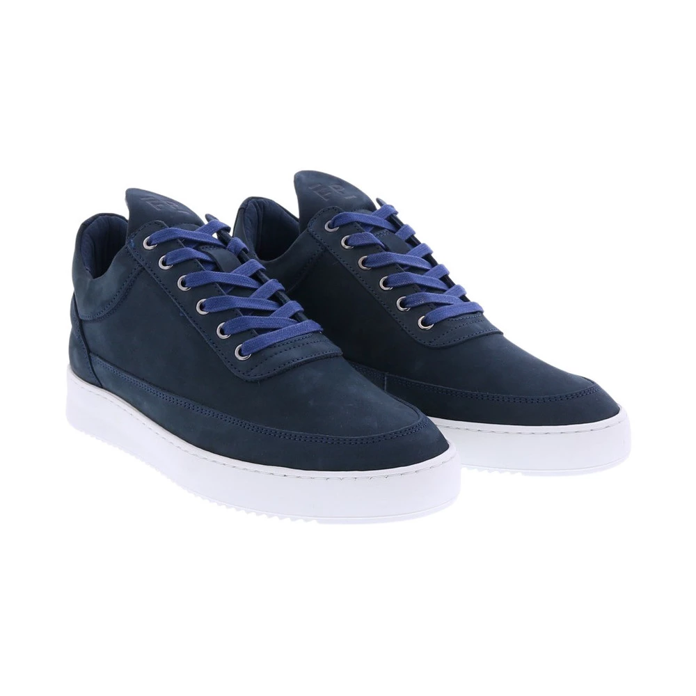 Filling Pieces Low Top Ripple Nubuck Deep Sneakers Blue 3 Filling Pieces Low Top Ripple Nubuck Deep Sneakers Blue - Bilde 3