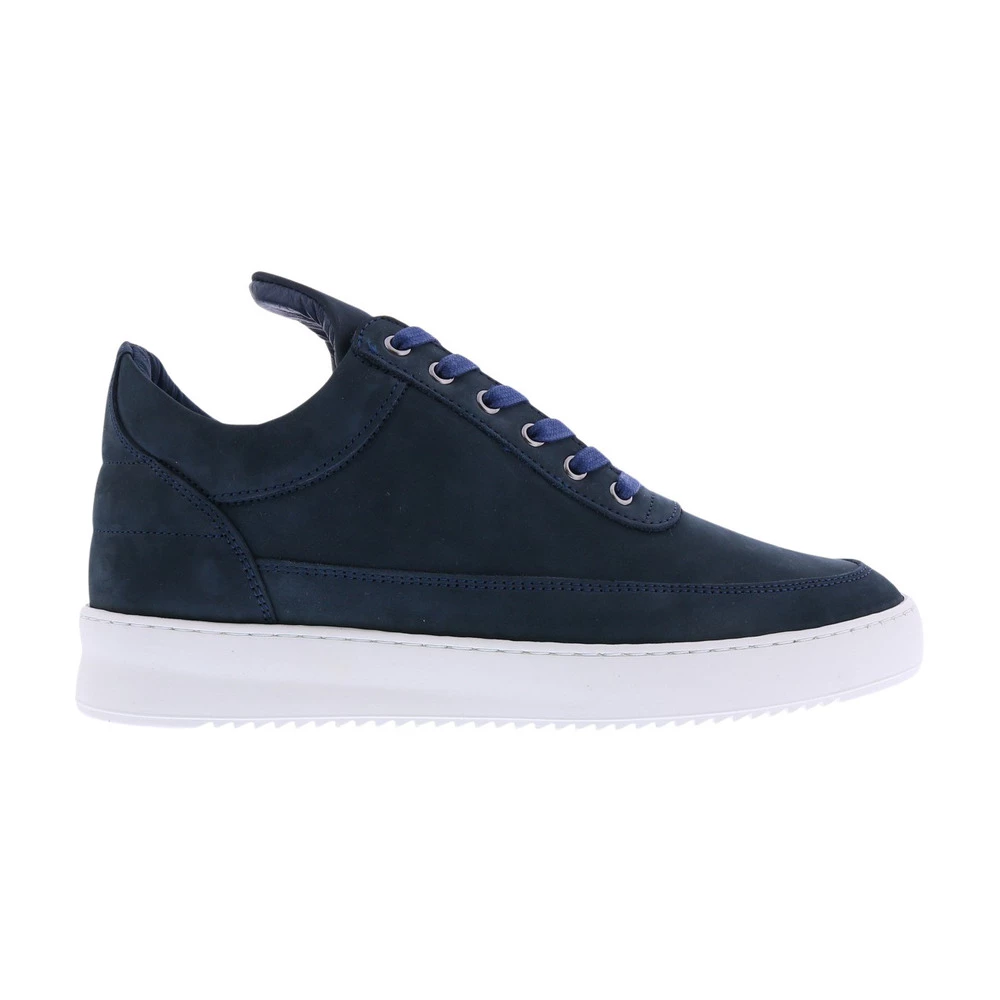 Filling Pieces Low Top Ripple Nubuck Deep Sneakers Blue 4 Filling Pieces Low Top Ripple Nubuck Deep Sneakers Blue - Bilde 4