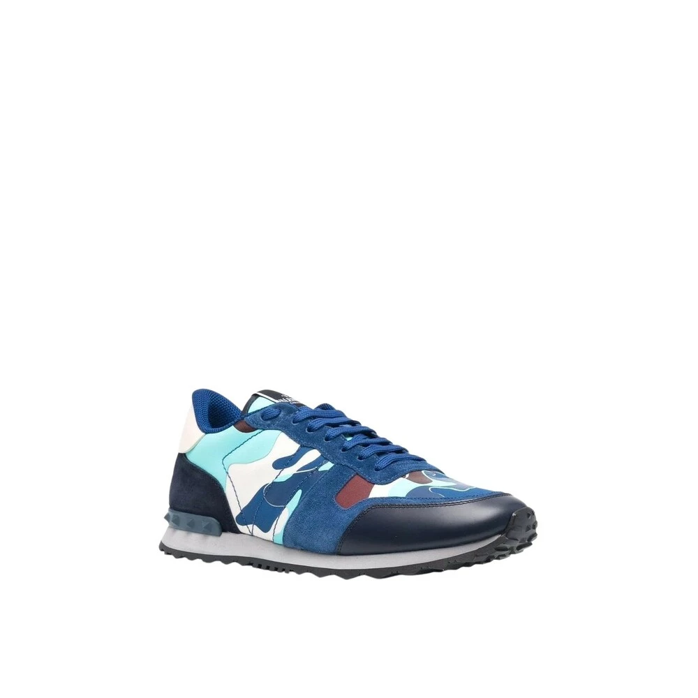 Valentino Garavani Camo Sneakers Blue 1 Valentino Garavani Camo Sneakers Blue