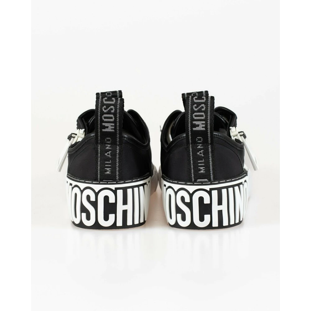 Moschino Sneakers Recycle Black 1 Moschino Sneakers Recycle Black