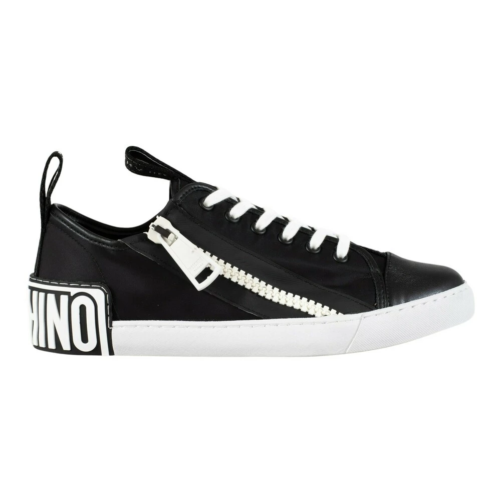 Moschino Sneakers Recycle Black 2 Moschino Sneakers Recycle Black - Bilde 2