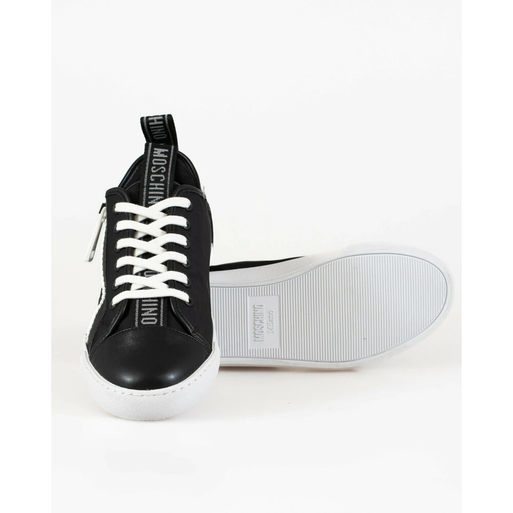 Moschino Sneakers Recycle Black 4 Moschino Sneakers Recycle Black - Bilde 4