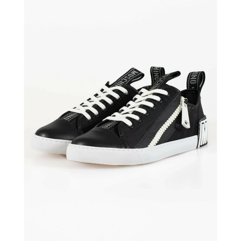 Moschino Sneakers Recycle Black 5 Moschino Sneakers Recycle Black - Bilde 5