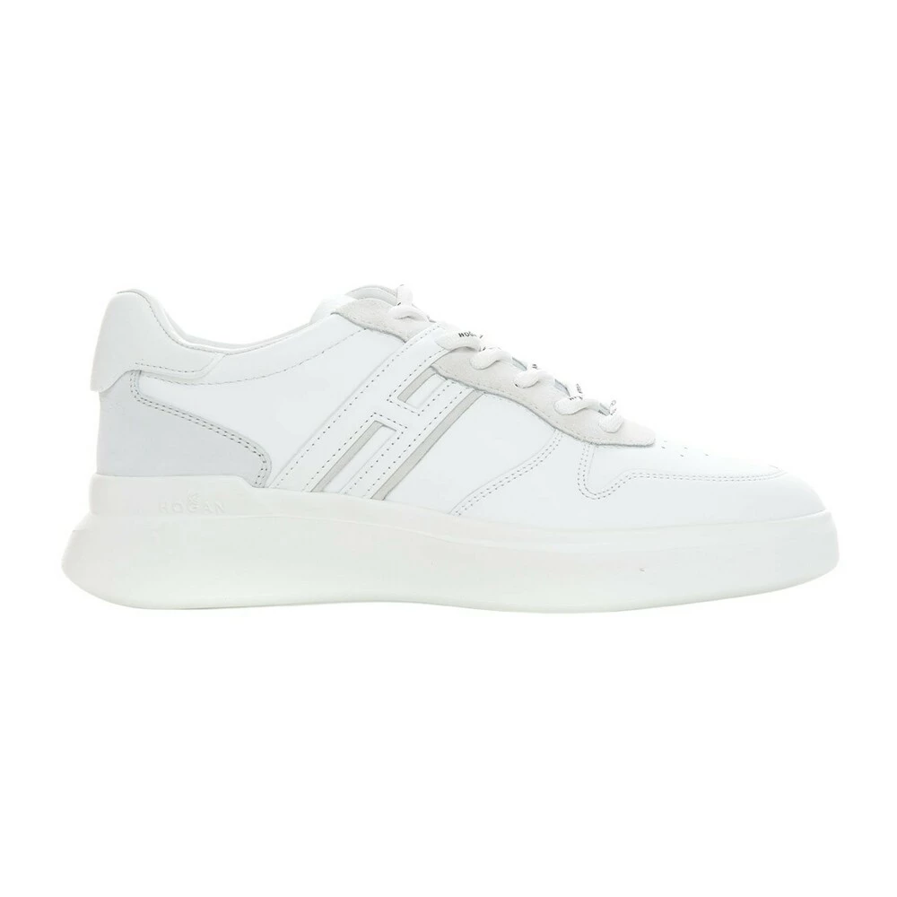 Hogan Essential Leather Sneakers With Laces White 2 Hogan Essential Leather Sneakers With Laces White - Bilde 2