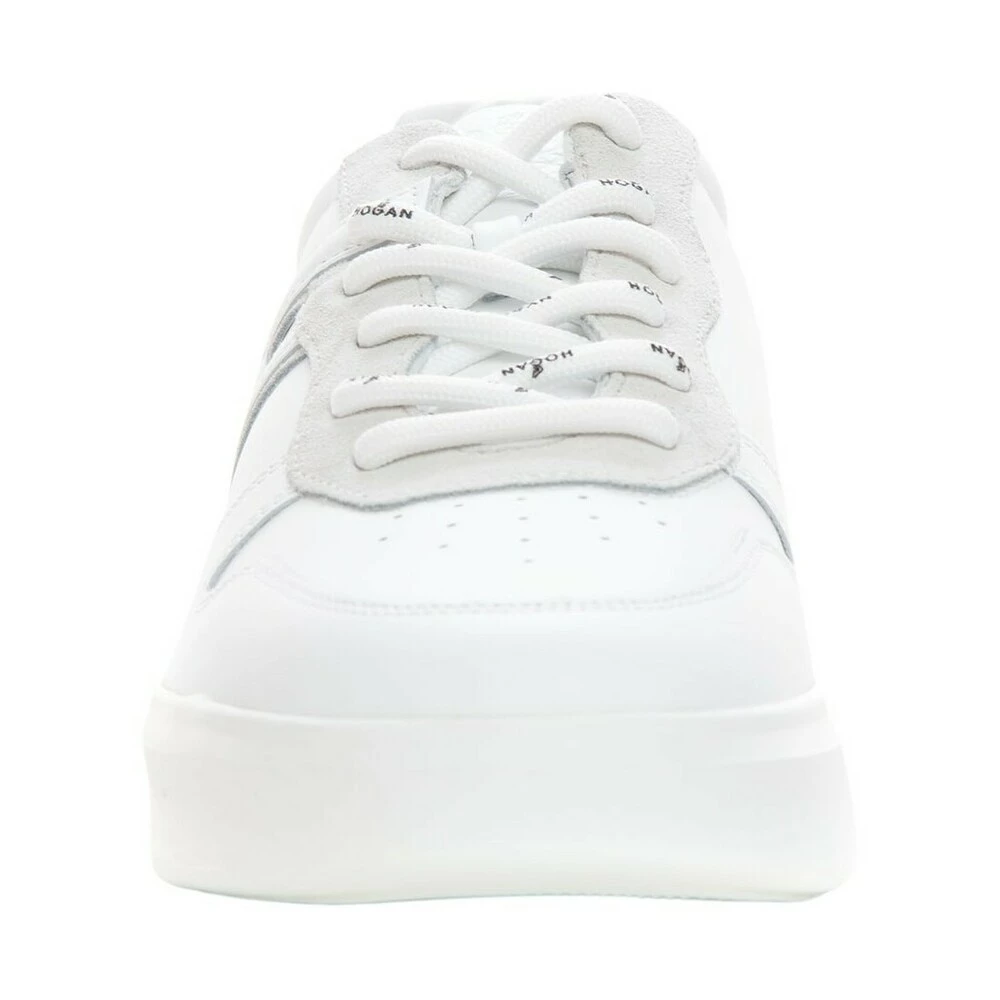 Hogan Essential Leather Sneakers With Laces White 3 Hogan Essential Leather Sneakers With Laces White - Bilde 3
