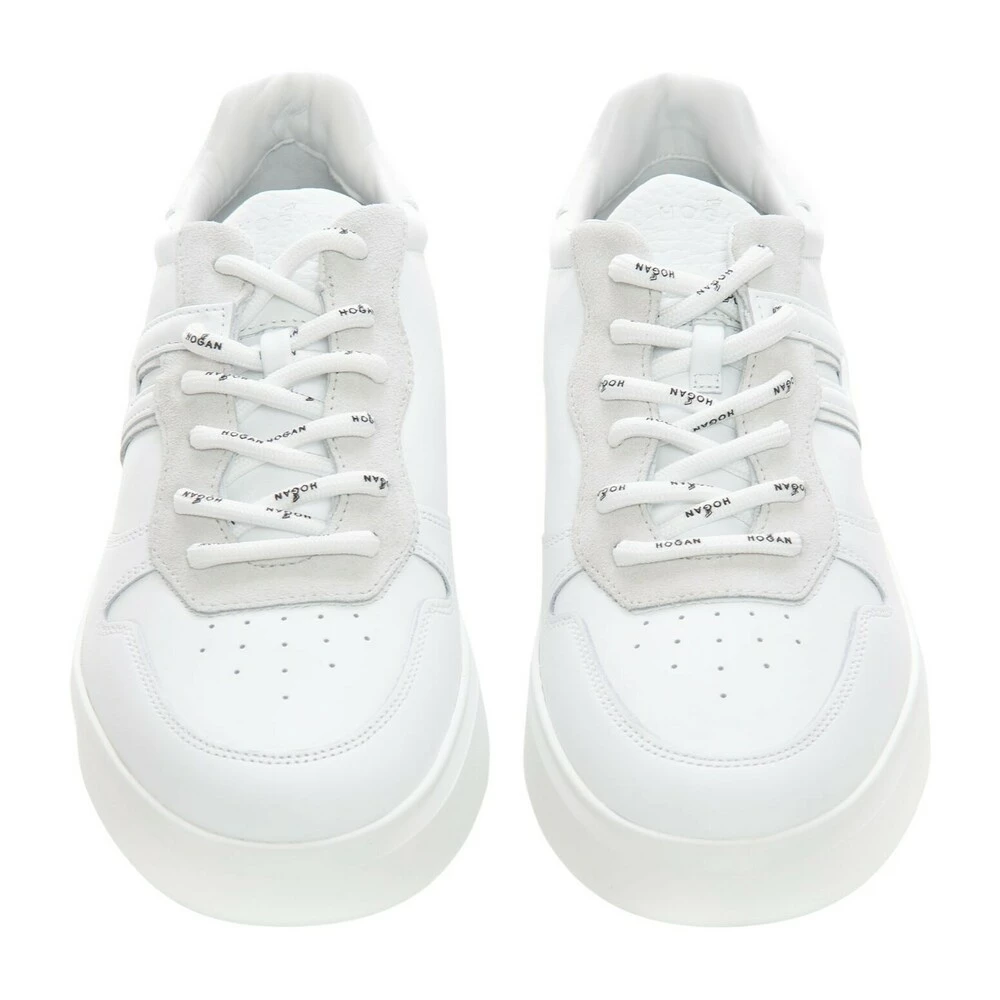 Hogan Essential Leather Sneakers With Laces White 5 Hogan Essential Leather Sneakers With Laces White - Bilde 5