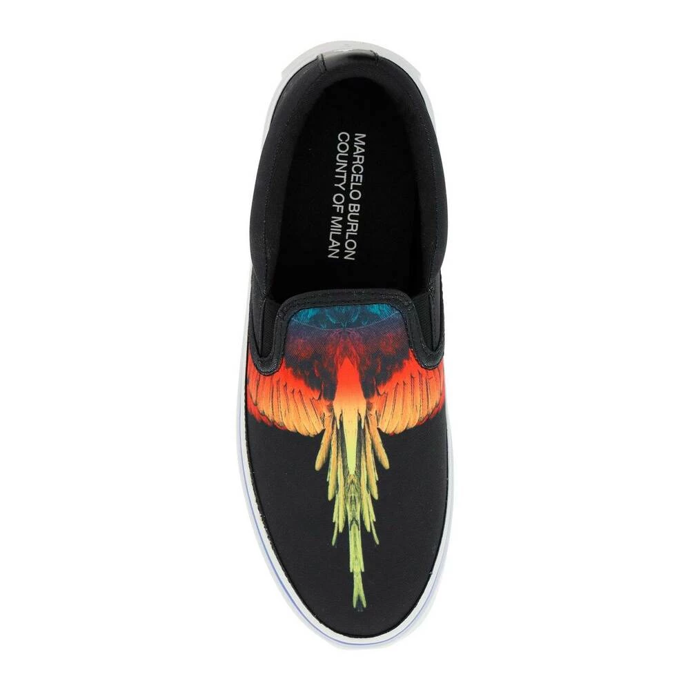Marcelo Burlon Icon Wings Print Slip-on Sneakers Black 2 Marcelo Burlon Icon Wings Print Slip-on Sneakers Black - Bilde 2