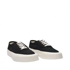 Maison Kitsuné Laced Sneaker In Black Canvas Black -Tilbud miinto Butikk unnamed file 8999