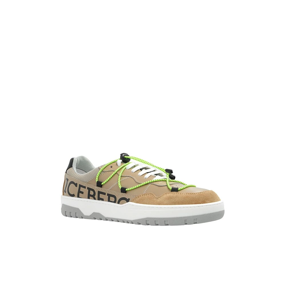 Iceberg Leather Sneakers Beige 4 Iceberg Leather Sneakers Beige - Bilde 4