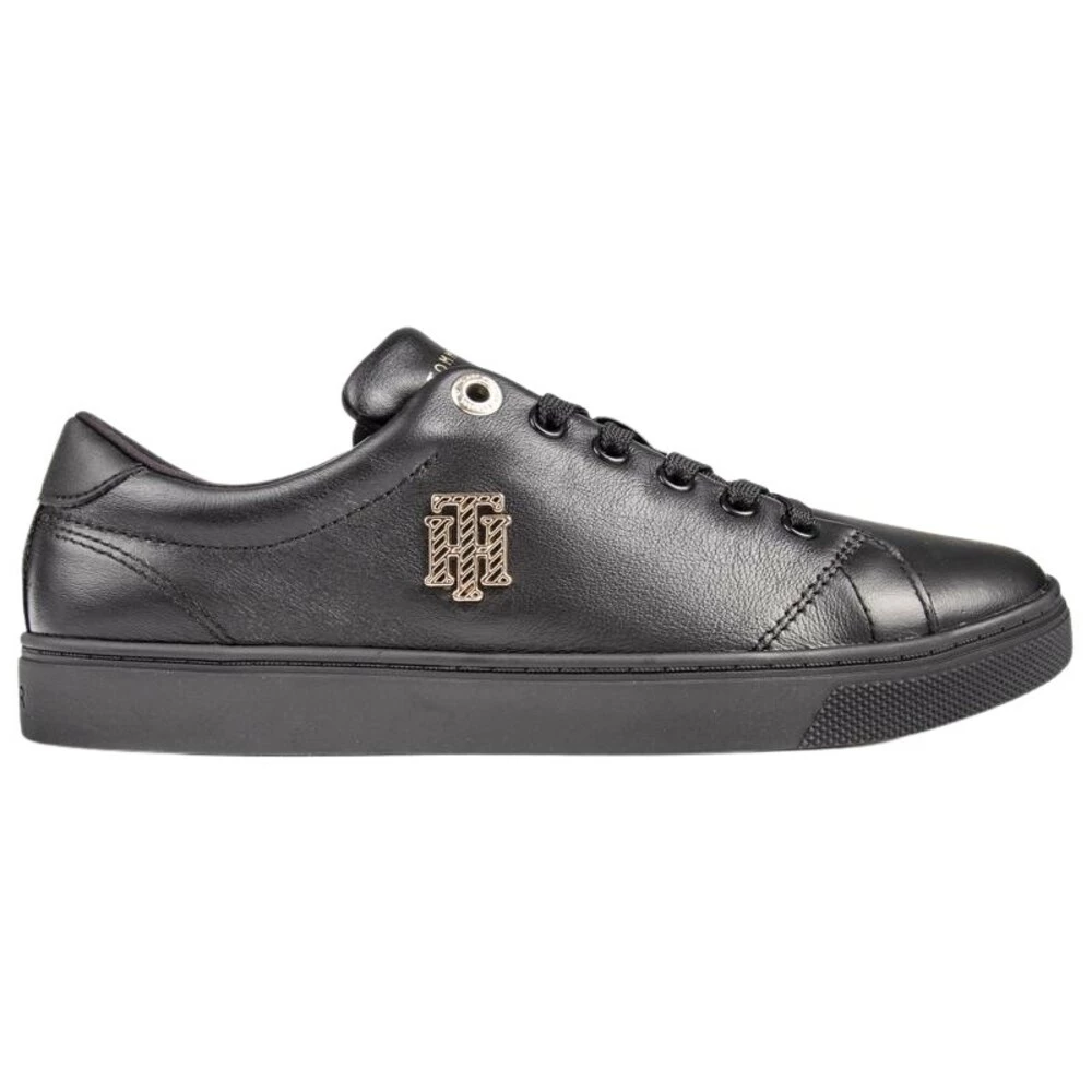 Tommy Hilfiger Hardware Logo Cupsole Trainers Black 2 Tommy Hilfiger Hardware Logo Cupsole Trainers Black - Bilde 2