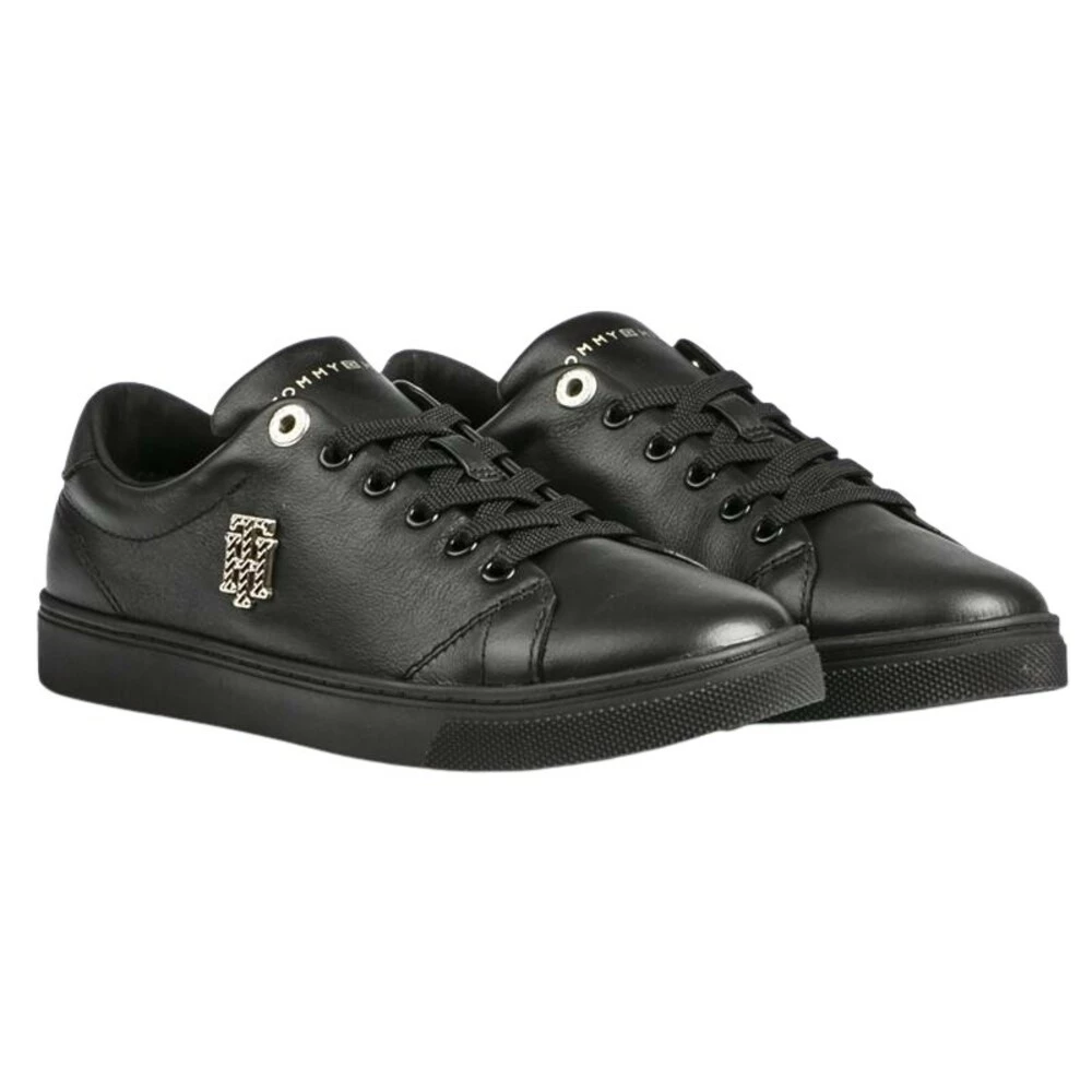 Tommy Hilfiger Hardware Logo Cupsole Trainers Black 3 Tommy Hilfiger Hardware Logo Cupsole Trainers Black - Bilde 3