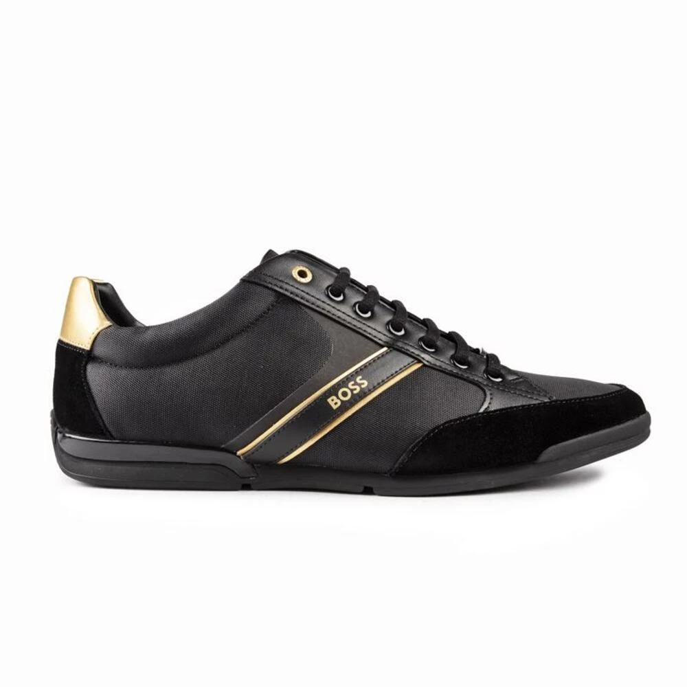 Hugo Boss Boss Saturn Low Trainers Black 1 Hugo Boss Boss Saturn Low Trainers Black