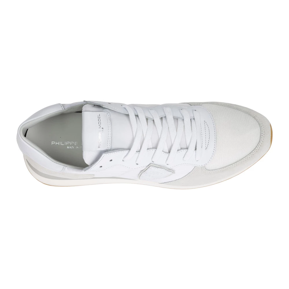 Philippe Model Mens Suede Sneakers Trpx White 2 Philippe Model Mens Suede Sneakers Trpx White - Bilde 2
