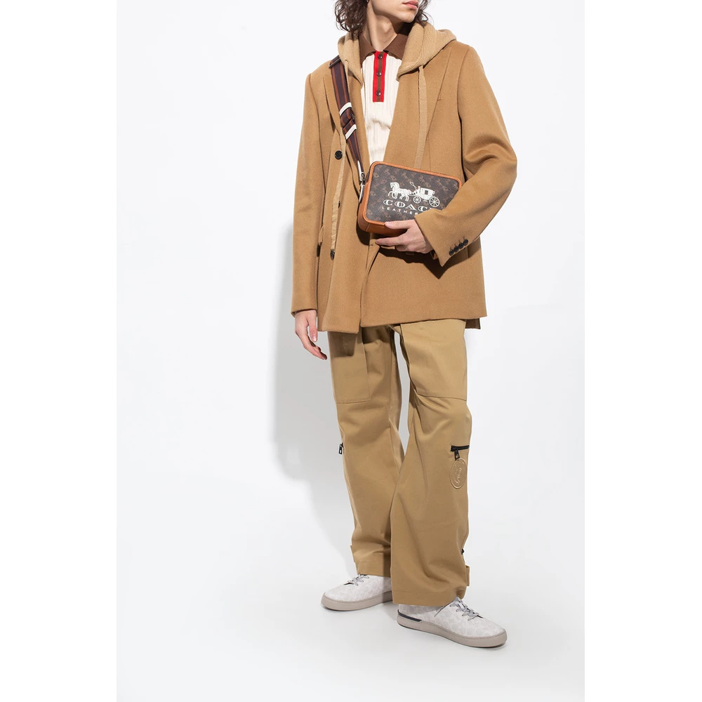 Coach Sneakers With Monogram Gray 1 Coach Sneakers With Monogram Gray