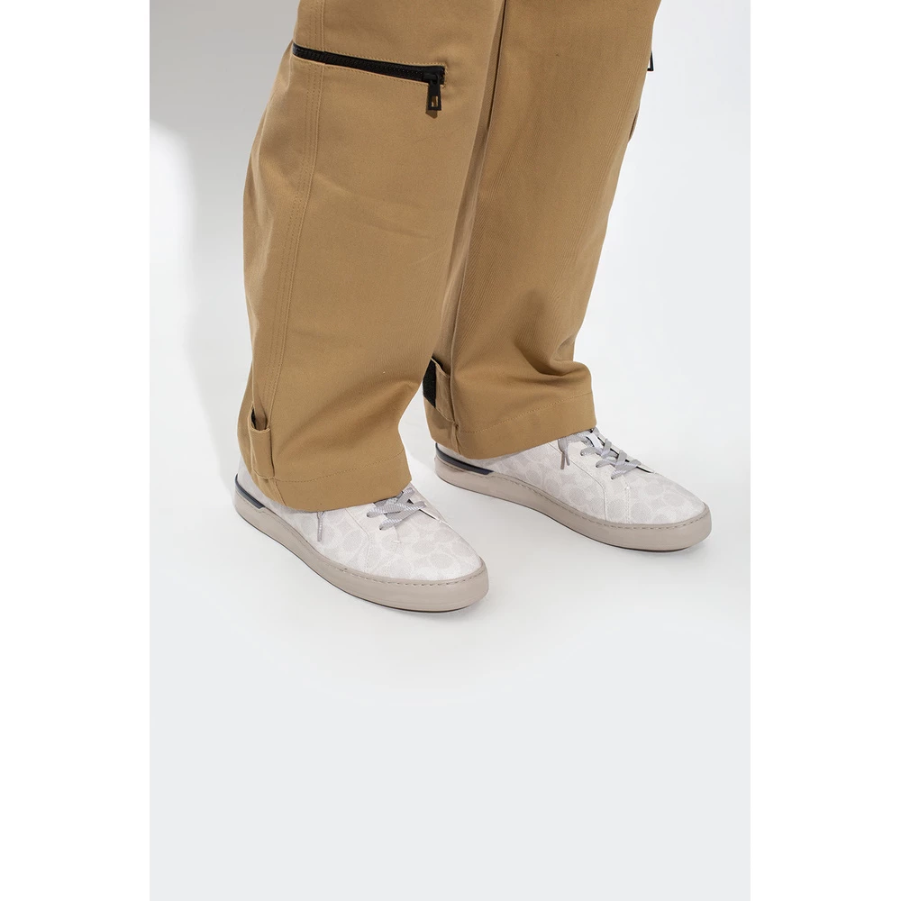 Coach Sneakers With Monogram Gray 2 Coach Sneakers With Monogram Gray - Bilde 2