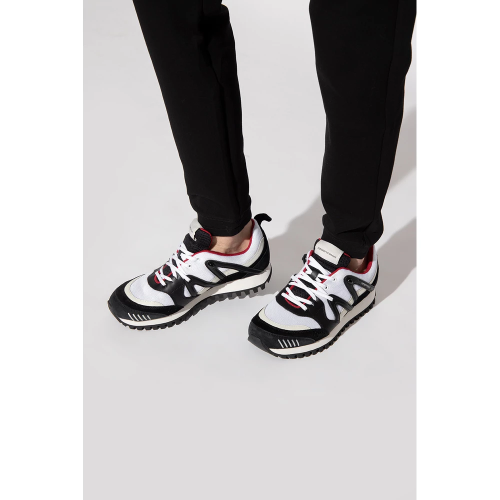 Emporio Armani Sneakers With Logo White 5 Emporio Armani Sneakers With Logo White - Bilde 5