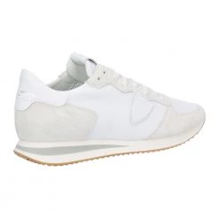 Philippe Model Mens Suede Sneakers Trpx White