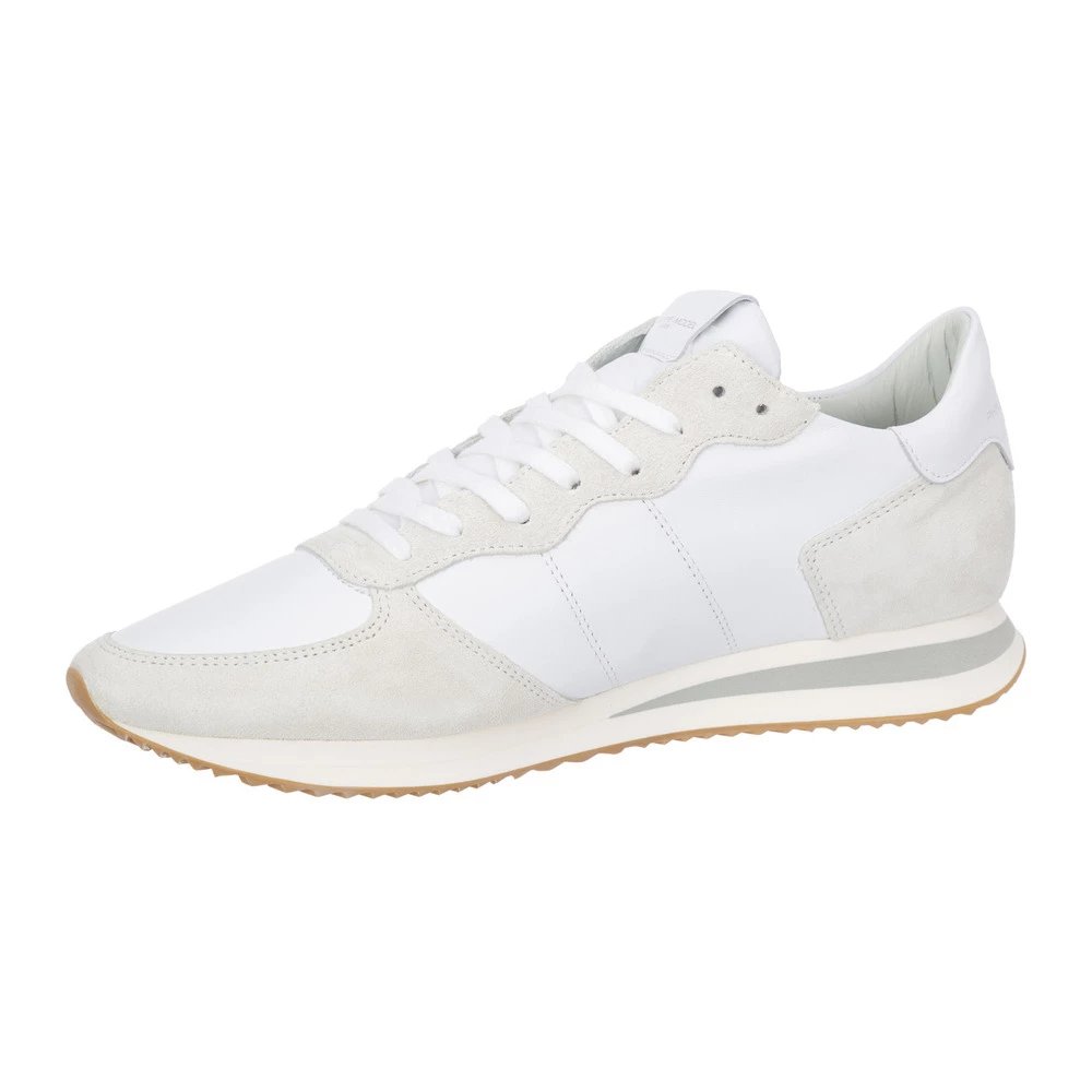 Philippe Model Mens Suede Sneakers Trpx White 2 Philippe Model Mens Suede Sneakers Trpx White - Bilde 2