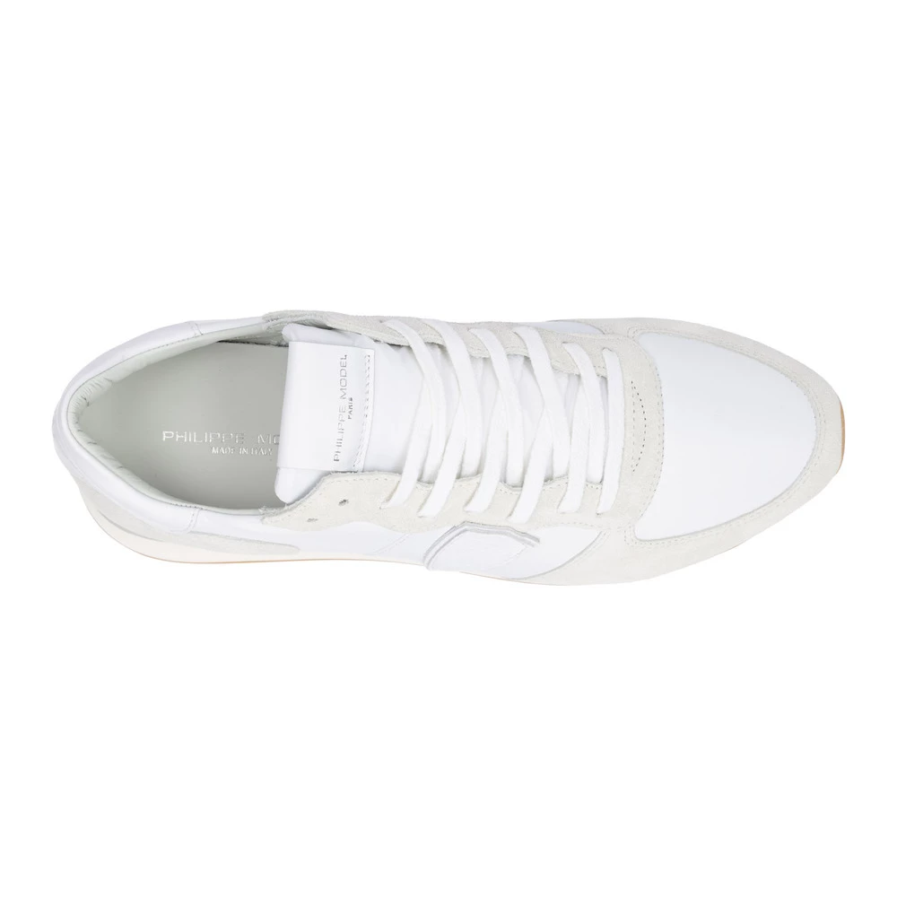 Philippe Model Mens Suede Sneakers Trpx White 3 Philippe Model Mens Suede Sneakers Trpx White - Bilde 3