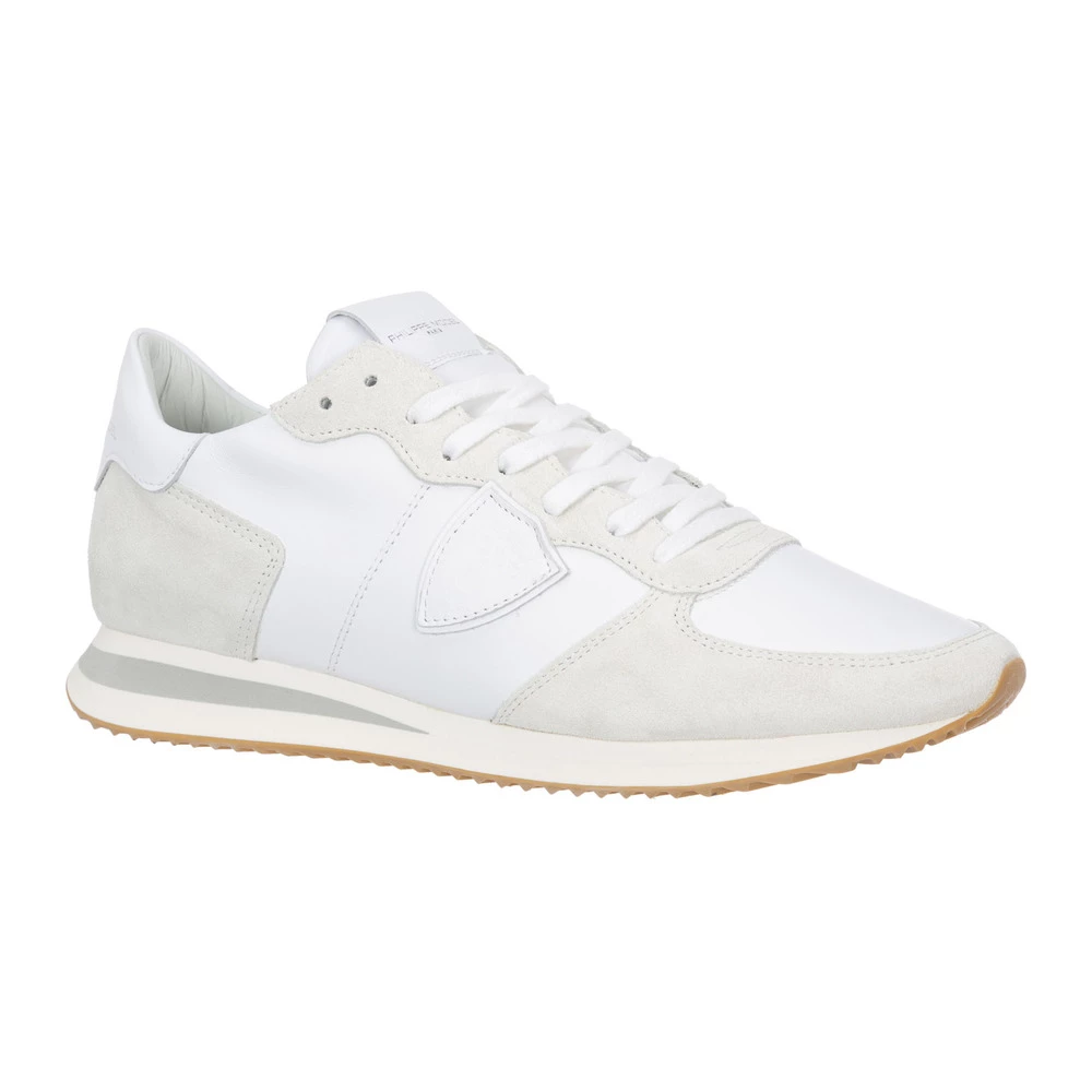 Philippe Model Mens Suede Sneakers Trpx White 5 Philippe Model Mens Suede Sneakers Trpx White - Bilde 5