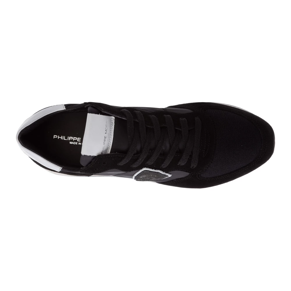 Philippe Model Mens Suede Sneakers Trpx Black 5 Philippe Model Mens Suede Sneakers Trpx Black - Bilde 5